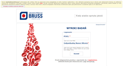Desktop Screenshot of mojebadania.lmbruss.pl